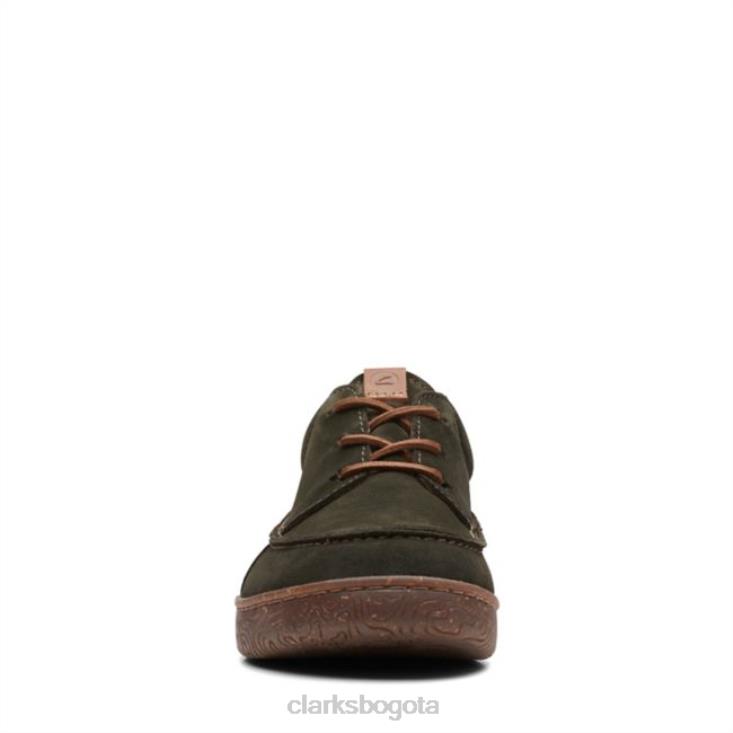 Clarks 0DX8L6847 hodson moc ante oliva clarks ante oliva hombres ante oliva