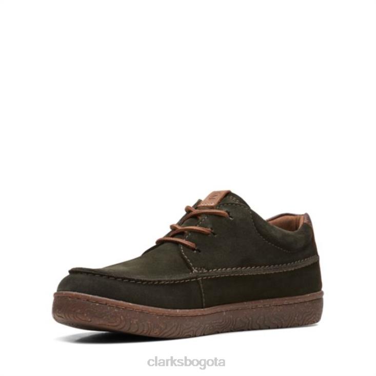 Clarks 0DX8L6847 hodson moc ante oliva clarks ante oliva hombres ante oliva