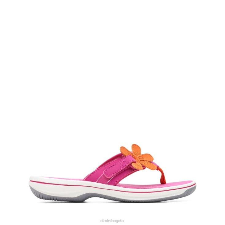 Clarks 0DX8L6848 rosa clarks brinkley arla k rosa niños rosa