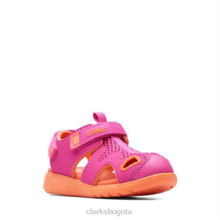 Clarks 0DX8L6855 ezera sea t rosa clarks rosa niños rosa