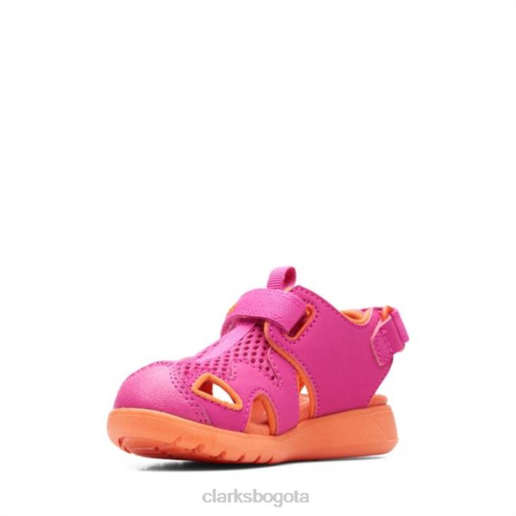 Clarks 0DX8L6855 ezera sea t rosa clarks rosa niños rosa