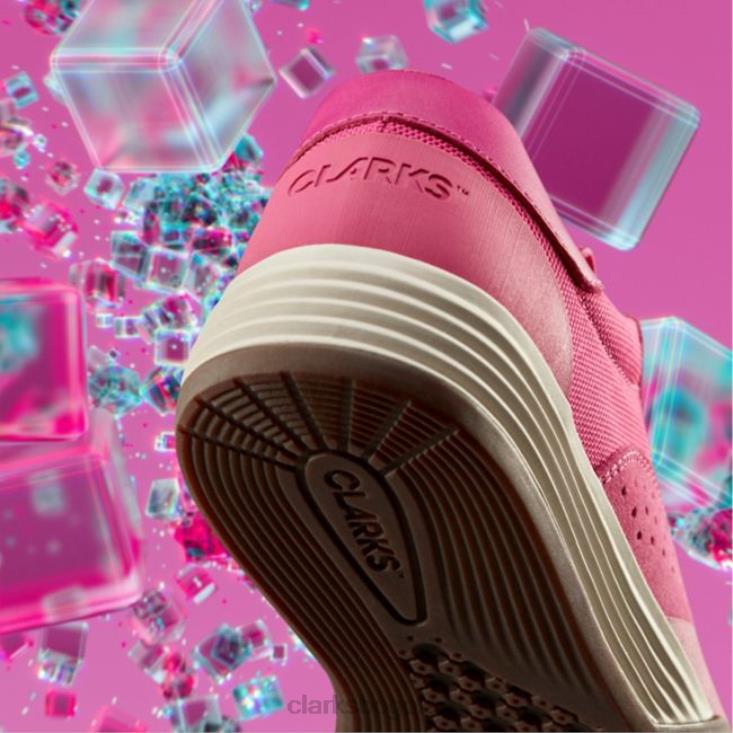 Clarks 0DX8L6857 clarks ante rosa cica kid ante rosa niños gamuza rosa