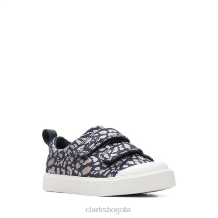 Clarks 0DX8L6864 combinación azul marino clarks city bright niño combinación azul marino niños combinación azul marino