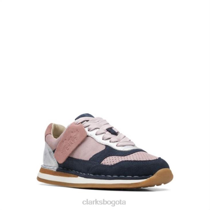 Clarks 0DX8L6872 combi rosa clarks craft run tor kid combi rosa unisexo combinación rosa
