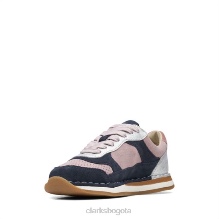 Clarks 0DX8L6872 combi rosa clarks craft run tor kid combi rosa unisexo combinación rosa