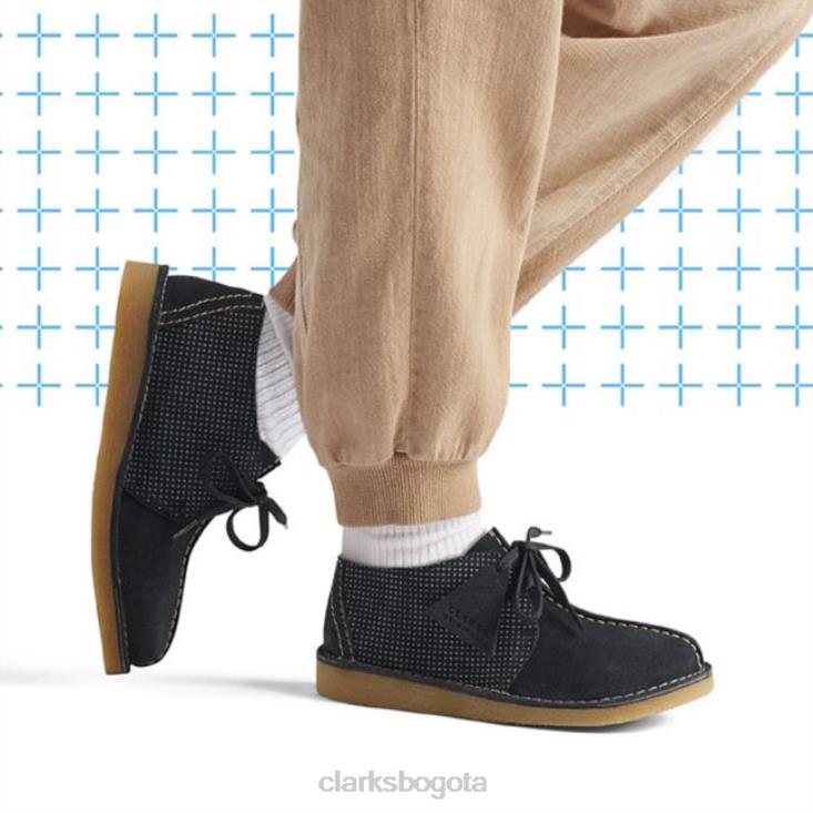 Clarks 0DX8L6875 combinación azul marino clarks desert trek combinación azul marino más antigua niños combinación azul marino