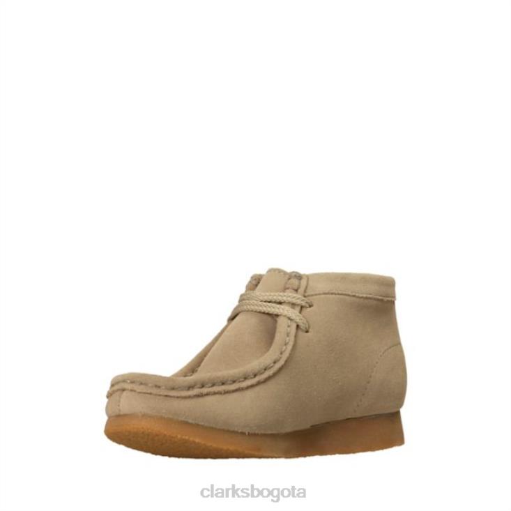 Clarks 0DX8L6881 Bota clarks wallabee de gamuza arena gamuza arena niños gamuza arena