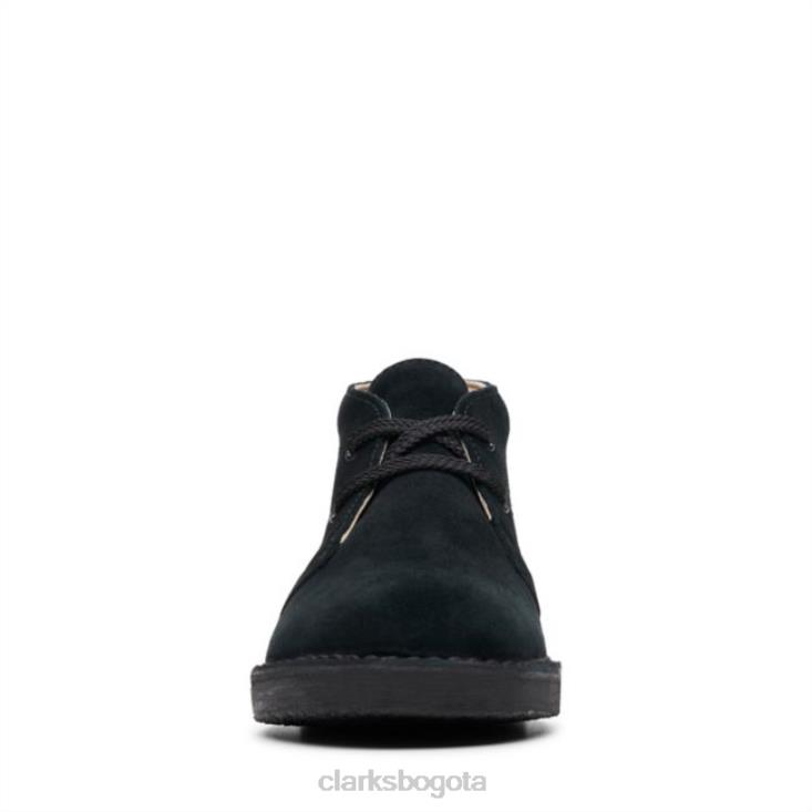 Clarks 0DX8L6883 bota safari clarks de ante negro ante negro niños ante negro