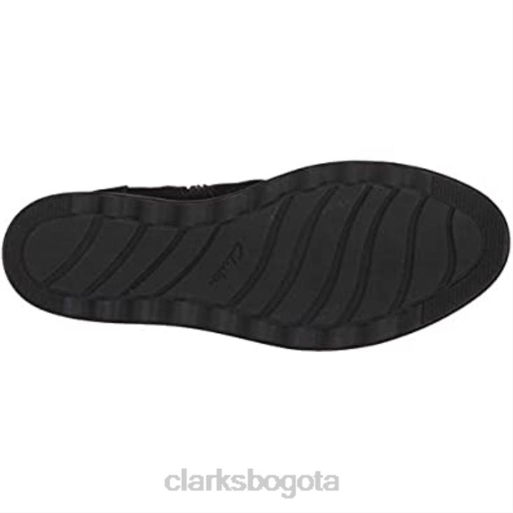 Clarks 0DX8L689 Botín clarks sharon hop de ante negro para mujer mujer ante negro