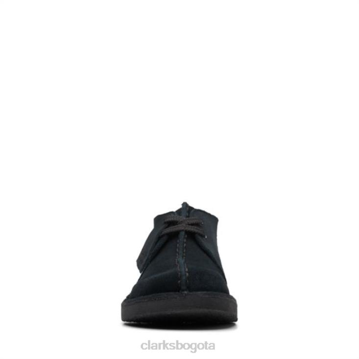 Clarks 0DX8L6892 clarks de gamuza negra antigua desert trek niños ante negro