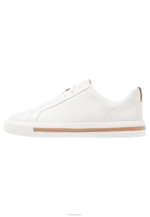 Clarks 0DX8L6895 zapatillas un maui encaje clarks blanco unisexo blanco