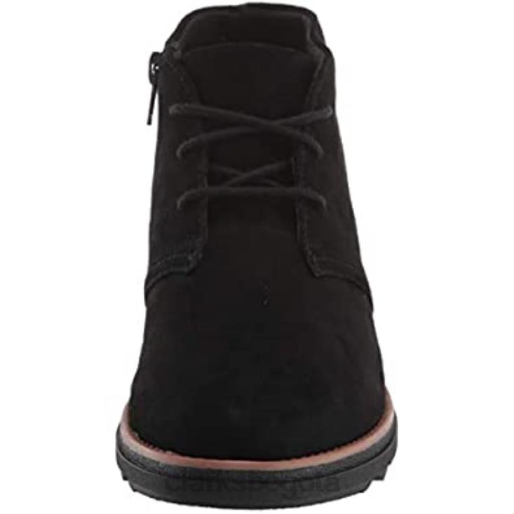 Clarks 0DX8L690 Botín clarks sharon hop mujer ante negro mujer ante negro