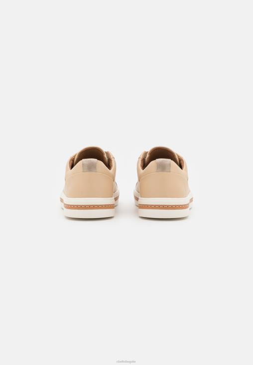 Clarks 0DX8L6905 Zapatillas de encaje Clarks Light Sand Un Maui unisexo arena clara