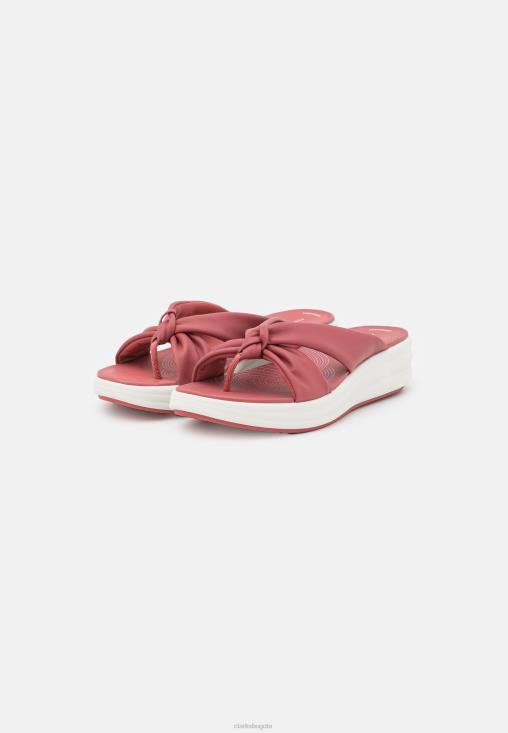 Clarks 0DX8L6913 sandalias con barra en T Dusty Rose Drift Ave de Clarks unisexo rosa polvorienta