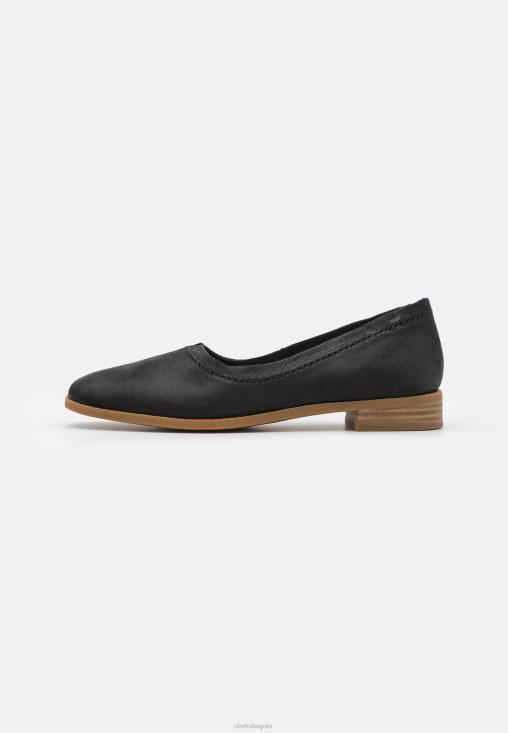 Clarks 0DX8L6918 zapatillas clarks pure walk negras unisexo negro