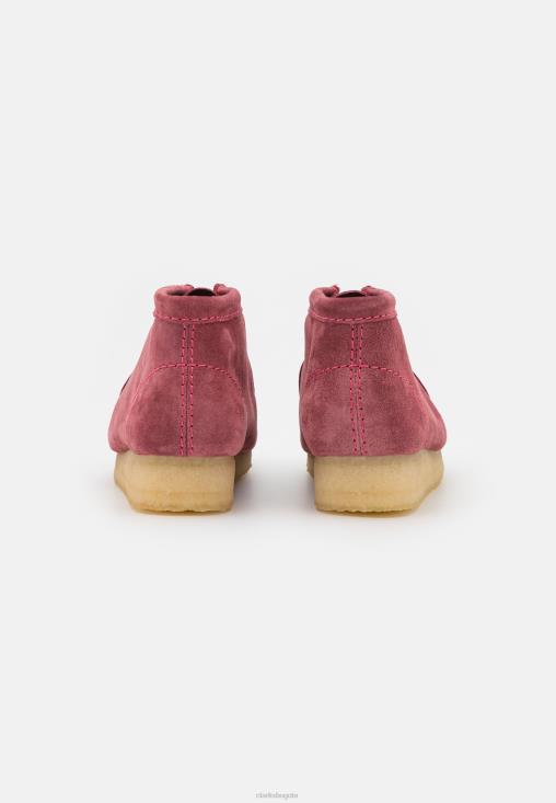 Clarks 0DX8L6919 wallabee casual cordones clarks rose rosa unisexo Rosa Rosa