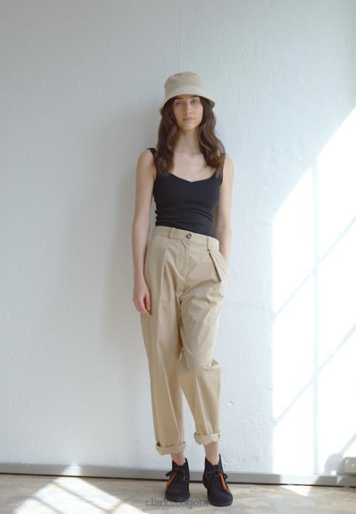 Clarks 0DX8L6921 botas clarks negras desert casual con cordones unisexo negro