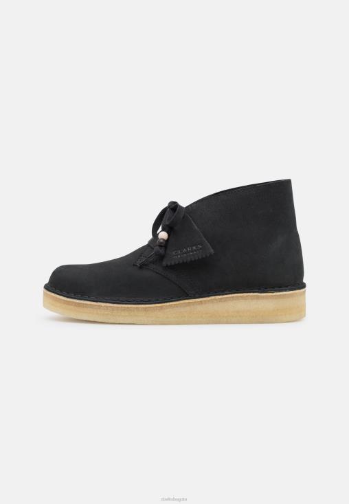 Clarks 0DX8L6926 zapatos con cordones desert carbon clarks negros unisexo negro