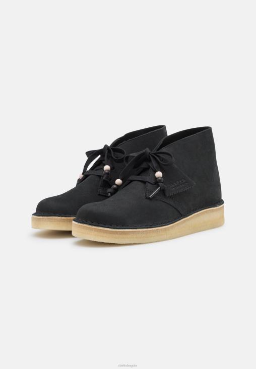 Clarks 0DX8L6926 zapatos con cordones desert carbon clarks negros unisexo negro