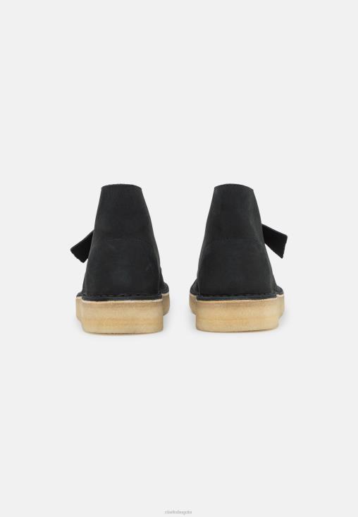 Clarks 0DX8L6926 zapatos con cordones desert carbon clarks negros unisexo negro