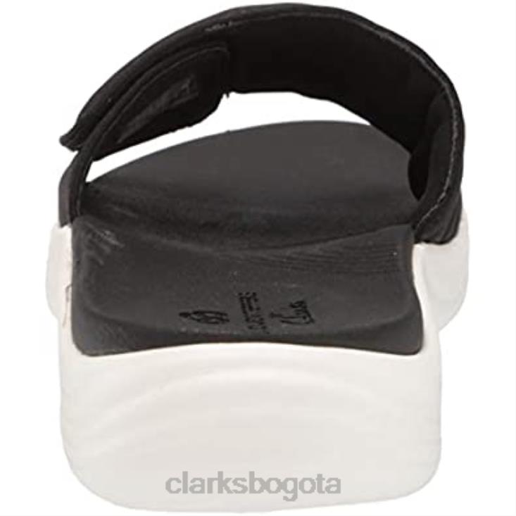 Clarks 0DX8L693 sandalia lola surf slide mujer clarks negro textil mujer textil negro