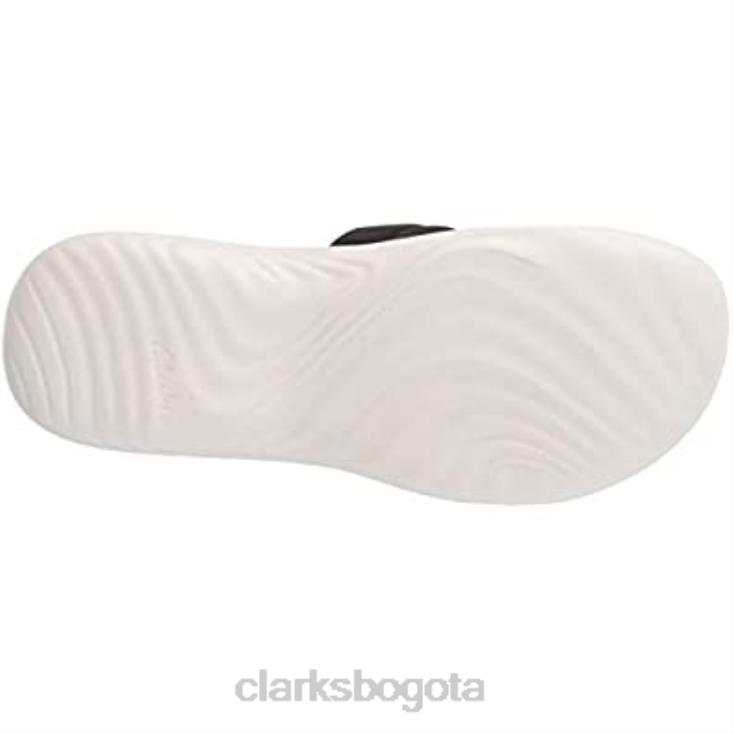 Clarks 0DX8L693 sandalia lola surf slide mujer clarks negro textil mujer textil negro