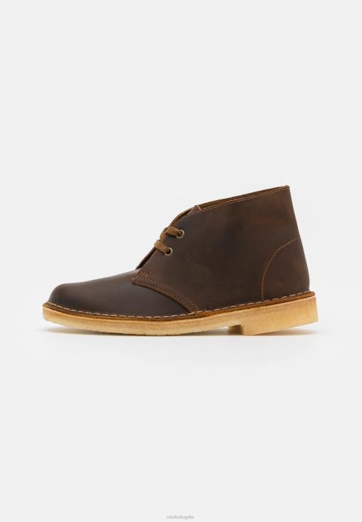 Clarks 0DX8L6935 bota desierto casual con cordones clarks beeswax unisexo cera de abejas