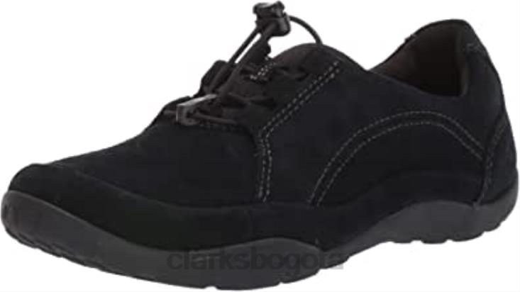 Clarks 0DX8L694 zapatilla haley rhea mujer ante negro clarks mujer ante negro