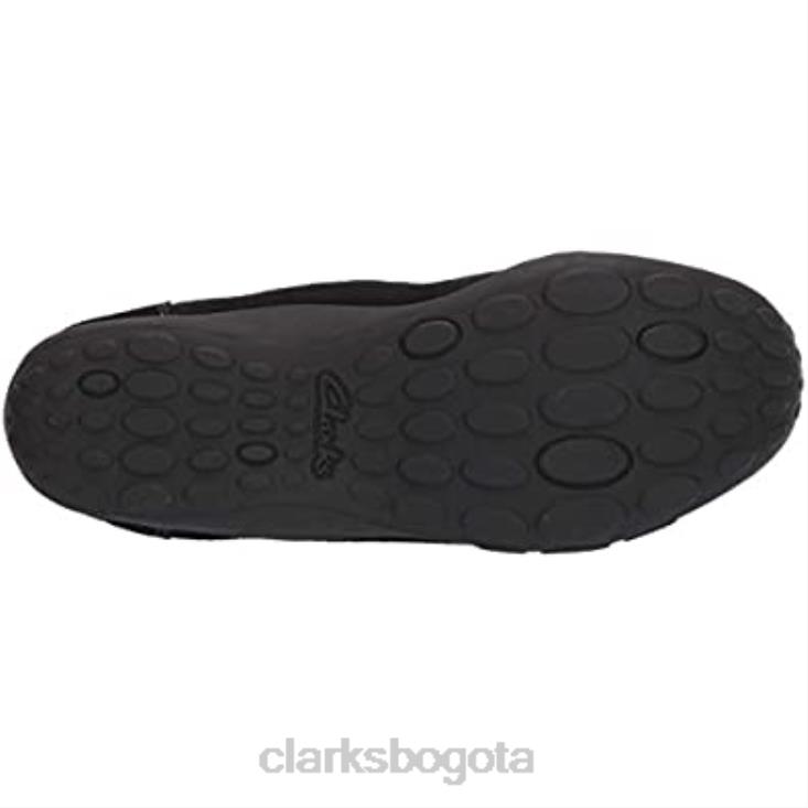 Clarks 0DX8L694 zapatilla haley rhea mujer ante negro clarks mujer ante negro