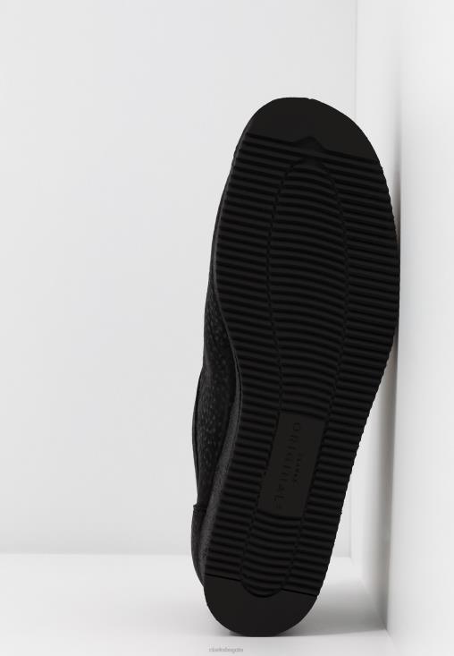 Clarks 0DX8L6940 clarks wallacraft casual con cordones negros unisexo negro