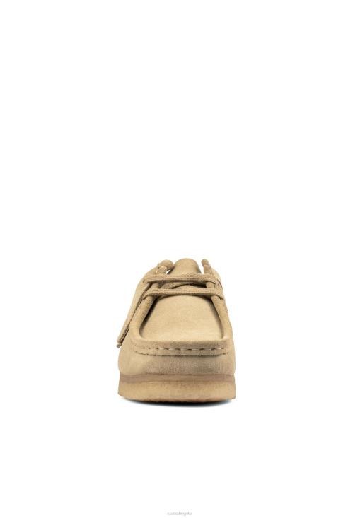 Clarks 0DX8L6945 zapatos con cordones clarks maple wallabee unisexo arce