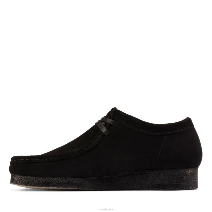 Clarks 0DX8L6946 clarks wallabee cordones negro unisexo negro