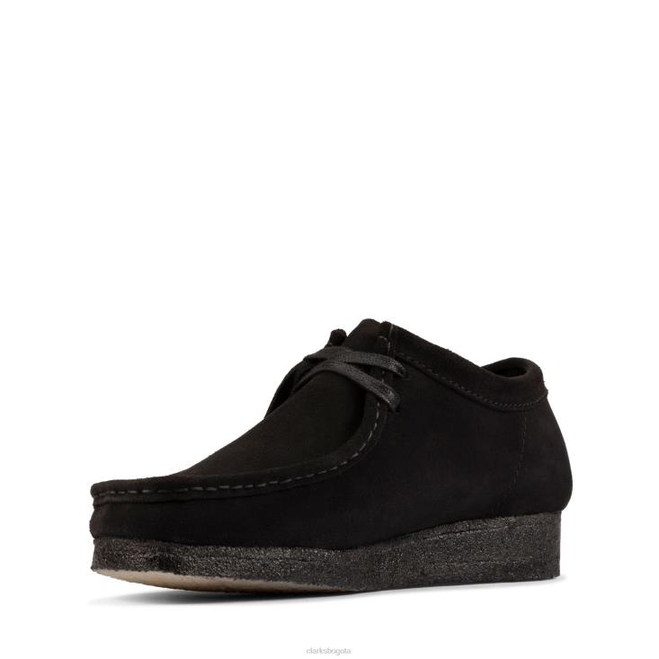 Clarks 0DX8L6946 clarks wallabee cordones negro unisexo negro