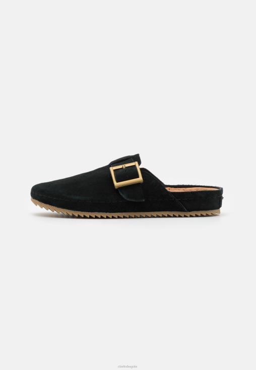 Clarks 0DX8L6949 pantuflas brookleigh clarks negro unisexo negro