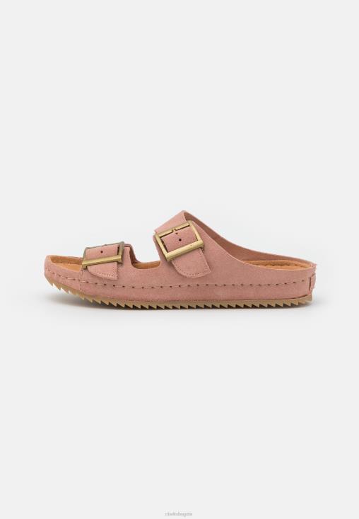 Clarks 0DX8L6950 zapatillas brookleigh sun rosa clarks unisexo rosa