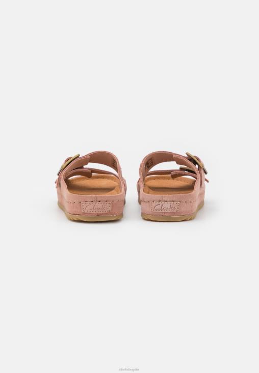 Clarks 0DX8L6950 zapatillas brookleigh sun rosa clarks unisexo rosa