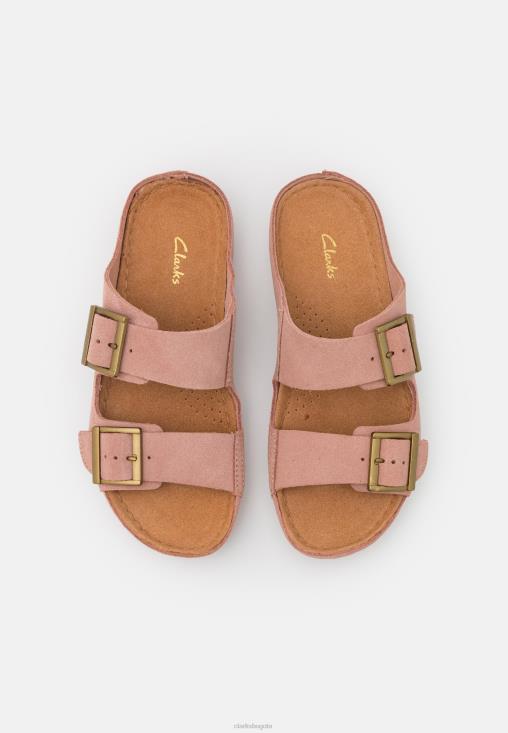 Clarks 0DX8L6950 zapatillas brookleigh sun rosa clarks unisexo rosa