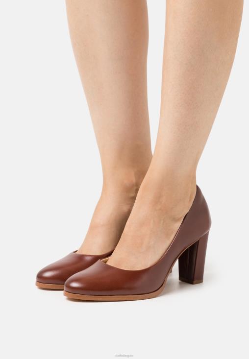 Clarks 0DX8L6955 tacones clásicos clarks kaylcara bronceados británicos unisexo bronceado británico