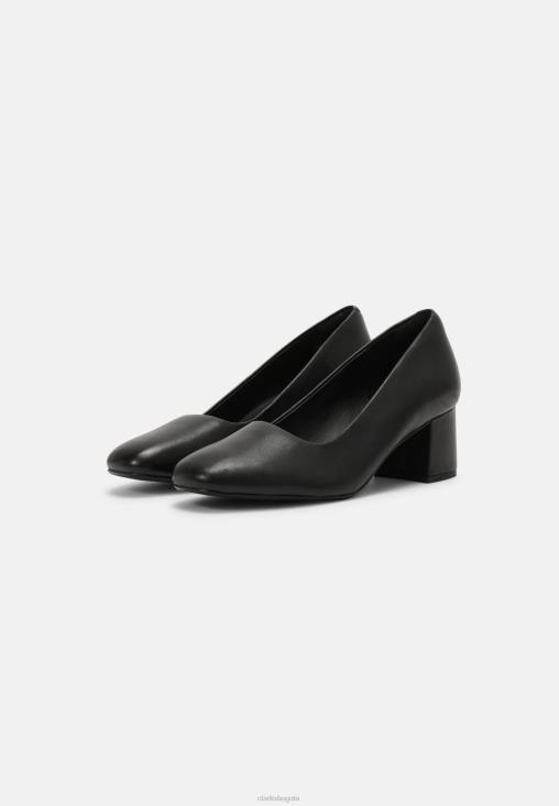 Clarks 0DX8L6968 Tacones clásicos Clarks Sheer Court negros unisexo negro