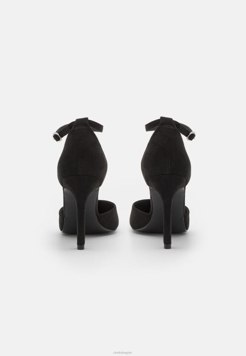 Clarks 0DX8L6973 tacones clásicos de moda suave clarks negro unisexo negro