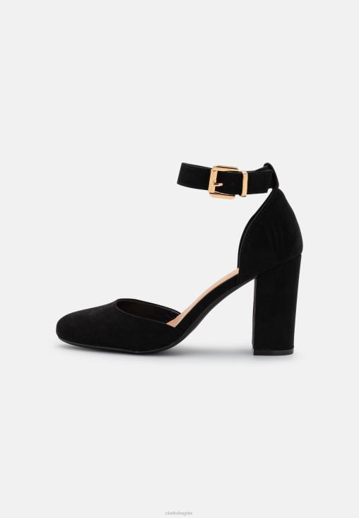 Clarks 0DX8L6975 tacones clasicos de moda clarks unisexo negro