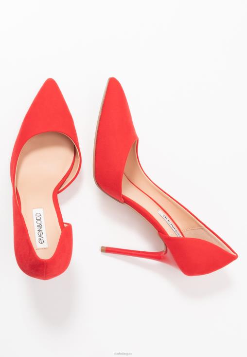 Clarks 0DX8L6978 tacones clarks rojos unisexo rojo