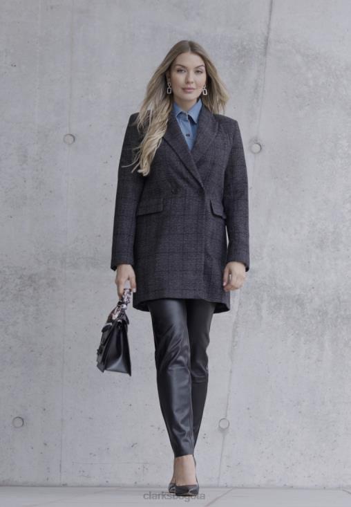 Clarks 0DX8L6979 tacones altos clarks cassedy negros unisexo negro