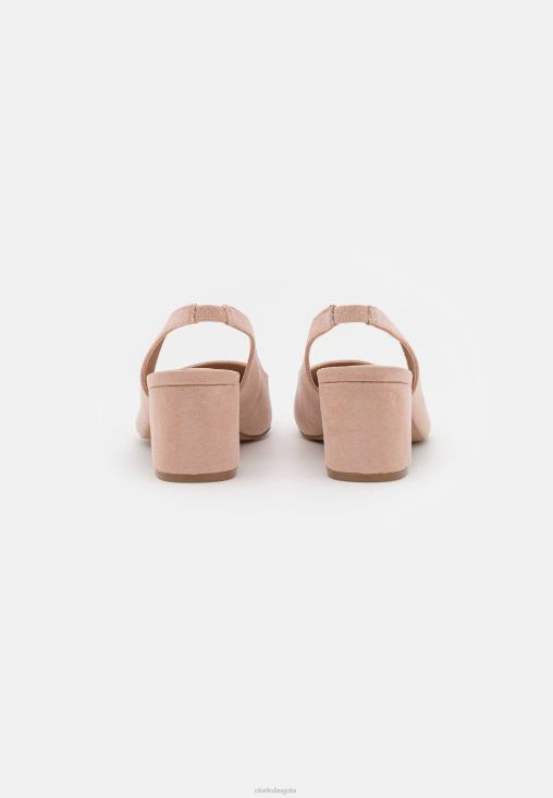 Clarks 0DX8L6985 Tacones clasicos clarks rosa claro unisexo Rosa claro