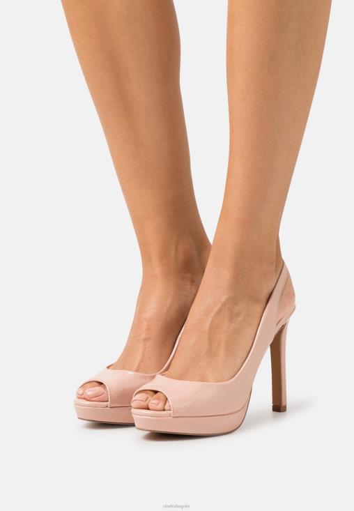 Clarks 0DX8L6990 peggy peep toes clarks rosa claro unisexo Rosa claro