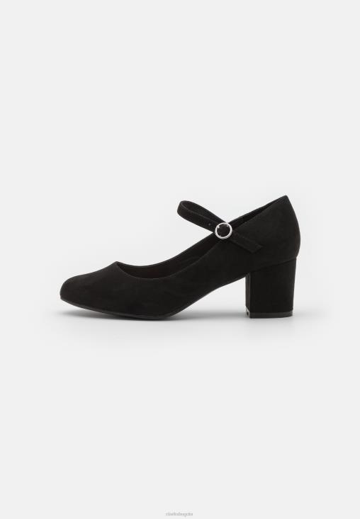 Clarks 0DX8L6992 tacones clasicos clarks negros unisexo negro