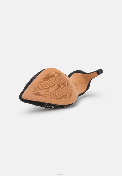 Clarks 0DX8L6998 tacones clasicos clarks negros unisexo negro