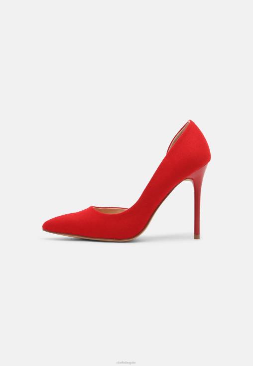 Clarks 0DX8L6999 tacones altos clarks rojos unisexo rojo