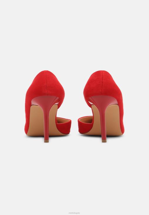 Clarks 0DX8L6999 tacones altos clarks rojos unisexo rojo
