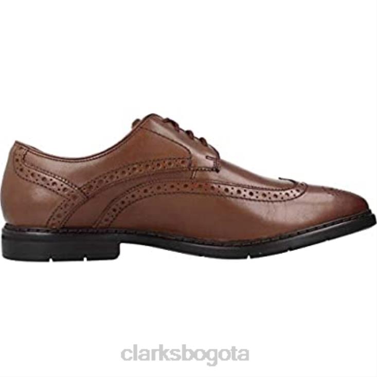Clarks 0DX8L70 zapatos brogue banbury limit para hombre marrón bronceado británico lea clarks hombres marrón bronceado británico lea